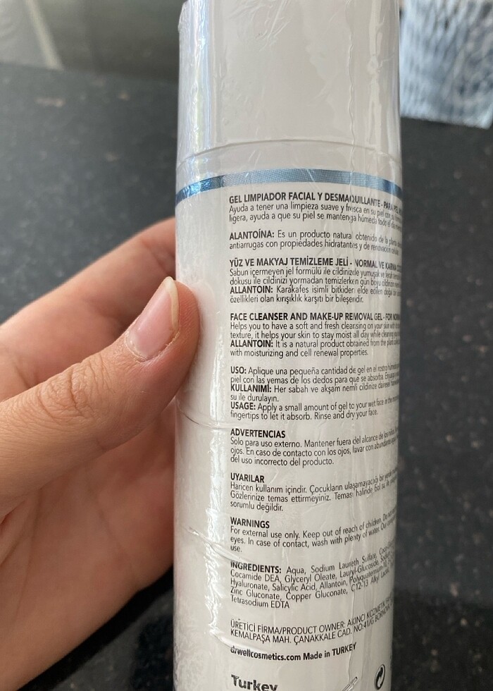 Dr. Well Barcelona Yüz ve Makyaj Temizleme Jeli - Görsel 4