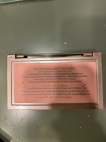Beden NAKED Urban Decay Flushed bronz allık