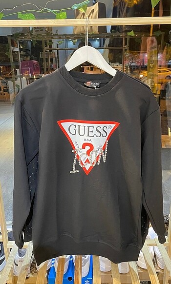 Guess Gues taşlı sweatshirt