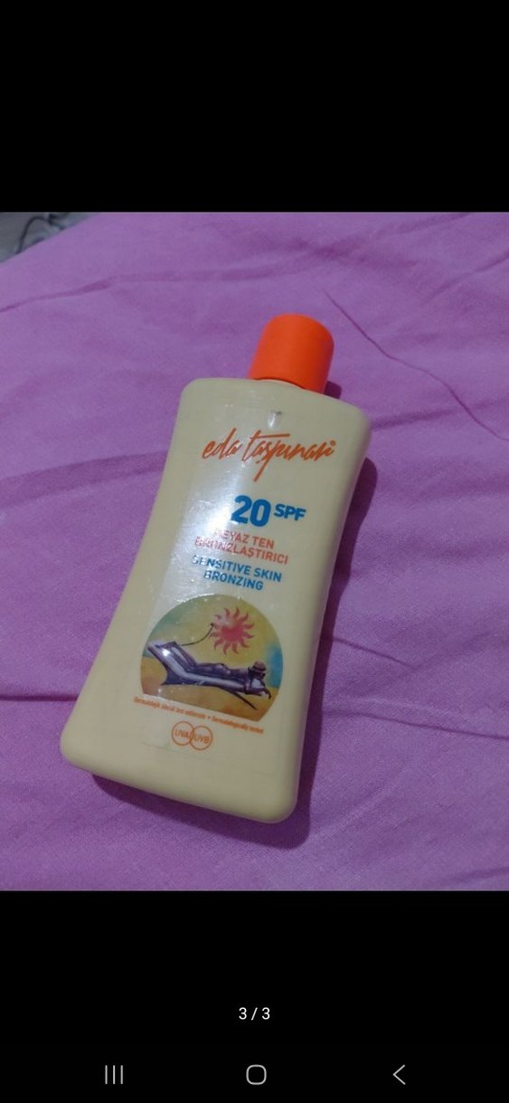 Eda Taşpınar SPF 20 Bronzlaştırıcı - Görsel 2