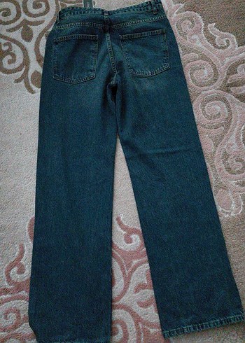 Kadın Mavi Kot Pantolon - Görsel 4