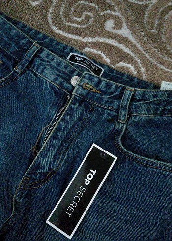 Kadın Mavi Kot Pantolon - Görsel 2