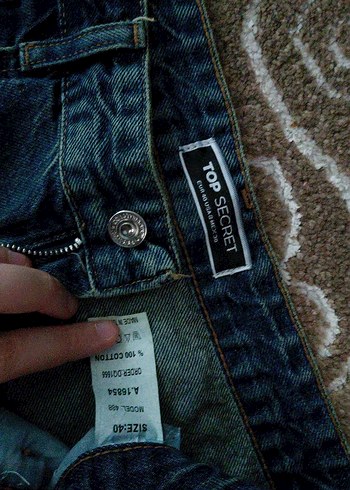 Kadın Mavi Kot Pantolon - Görsel 3