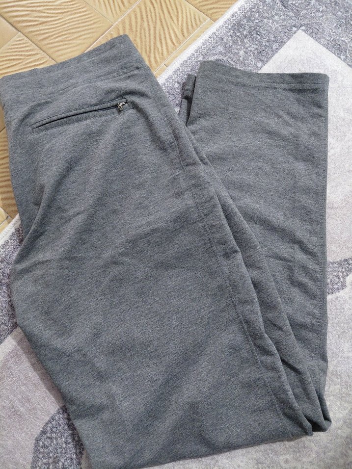 Gri Rahat Kesim Erkek Eşofman Altı - Görsel 4