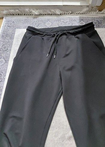 Erkek Siyah Rahat Kesim Eşofman - Görsel 2