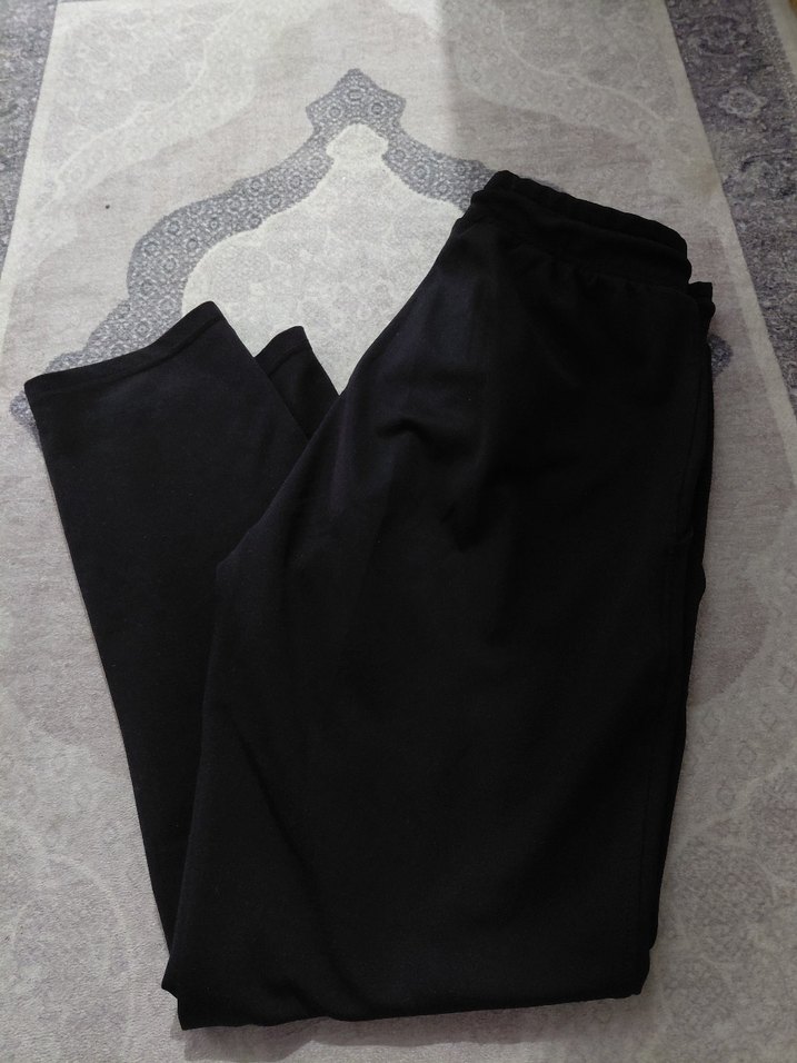 Erkek Siyah Rahat Kesim Eşofman - Görsel 3