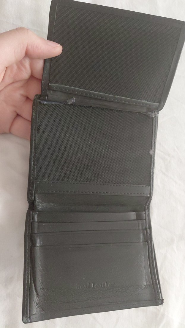 Siyah Erkek Minimalist Cüzdan - Görsel 3