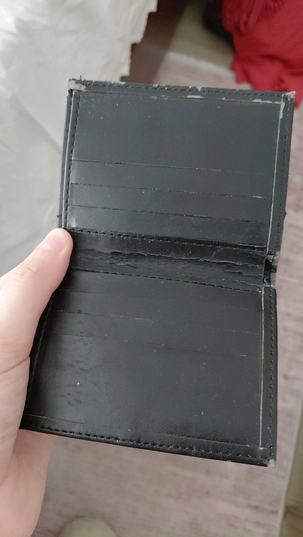 Siyah Minimalist Erkek Cüzdanı - Görsel 2