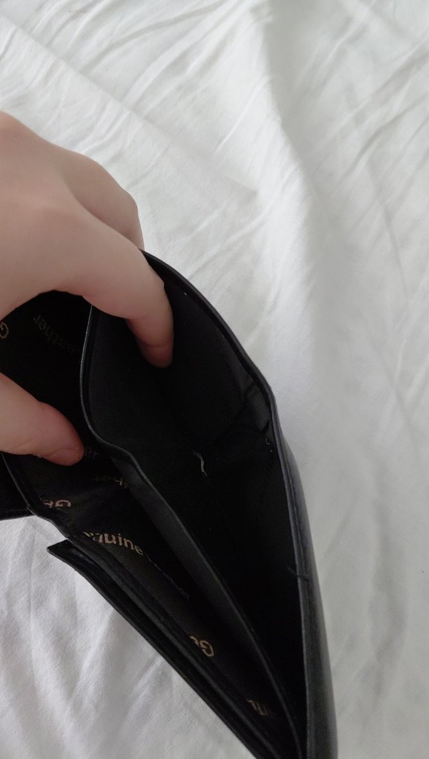 Siyah Deri Erkek Cüzdanı - Görsel 4