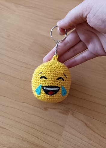 Amigurumi emoji anahtarlık 