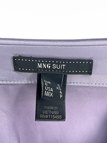 s Beden mor Renk Mango Bluz %70 İndirimli.