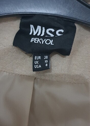 38 Beden camel Renk Ipekyol kaban 
