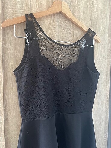 40 Beden H&M siyah elbise