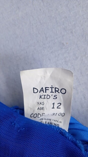 Abiye 12 yaş elbise lacivert renk