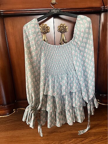 36 Beden yeşil Renk New Arrivals Elbise