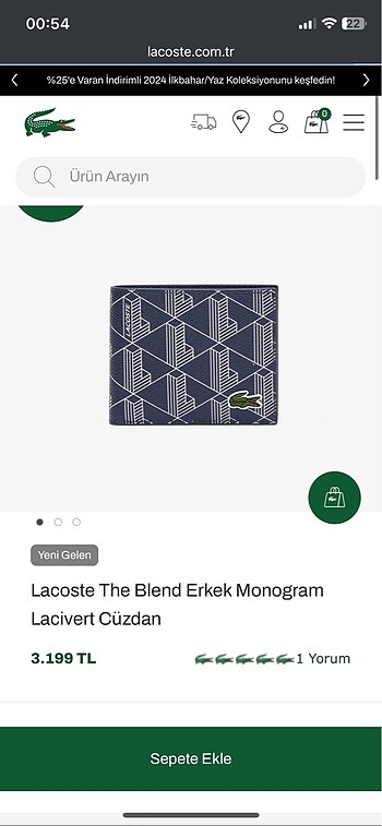 LACOSTE CÜZDAN