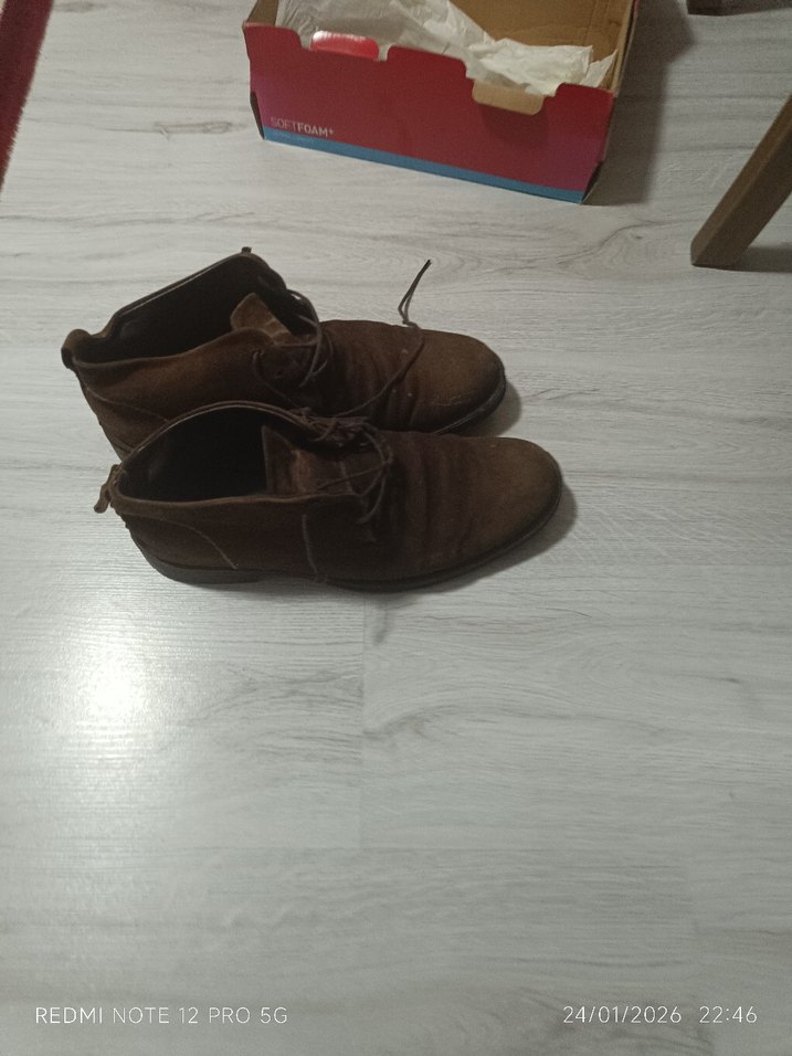 Kahverengi Süet Erkek Bot - Görsel 2