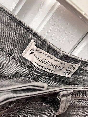 38 Beden gri Renk Stradivarius jean