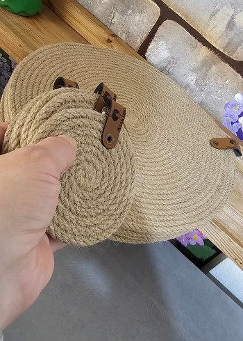 jüt supla takımı
6 33 cm lik supla ve 6 bardak altlığı - Görsel 3