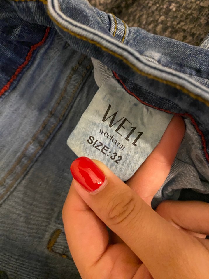 Mavi Yıkamalı Denim Jean — görsel 3/8