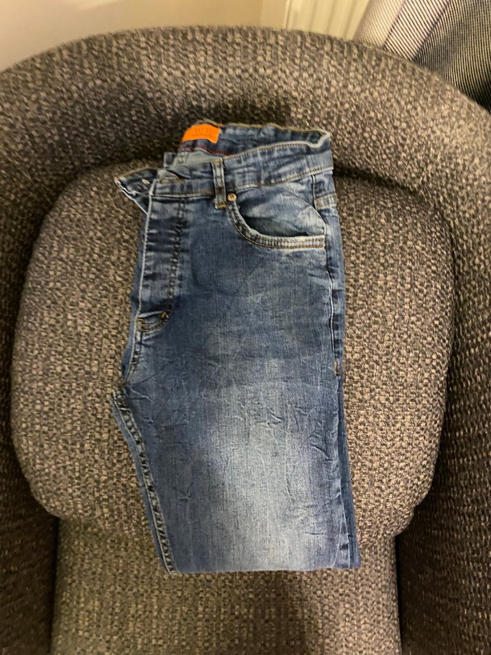 Mavi Yıkamalı Denim Jean — görsel 6/8