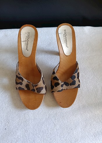 Dolce & Gabbana Leopar Desenli Platform Topuklu - Görsel 2