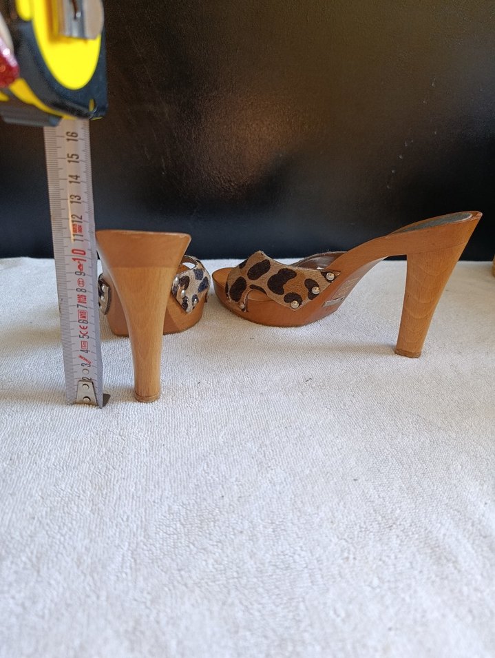 Dolce & Gabbana Leopar Desenli Platform Topuklu - Görsel 3