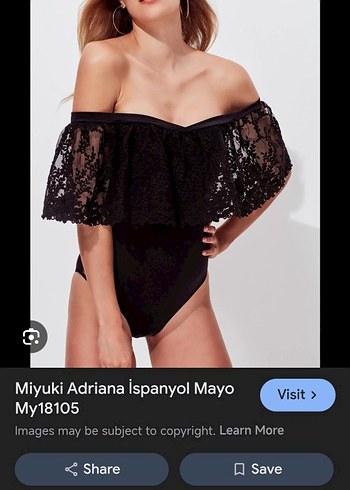 Beyaz Dantel Detaylı Mini Bohem Mayo - Görsel 6