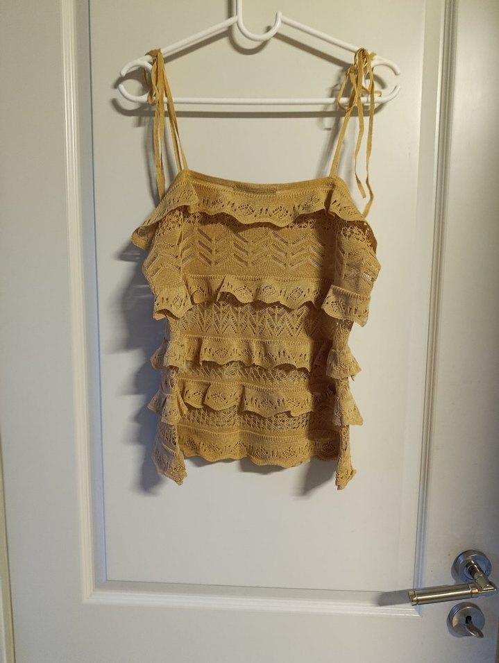 zara dantel bluz - Görsel 3