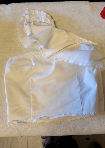 Beyaz Mini Düz Kesim Hemşire Korsesi - Görsel 2