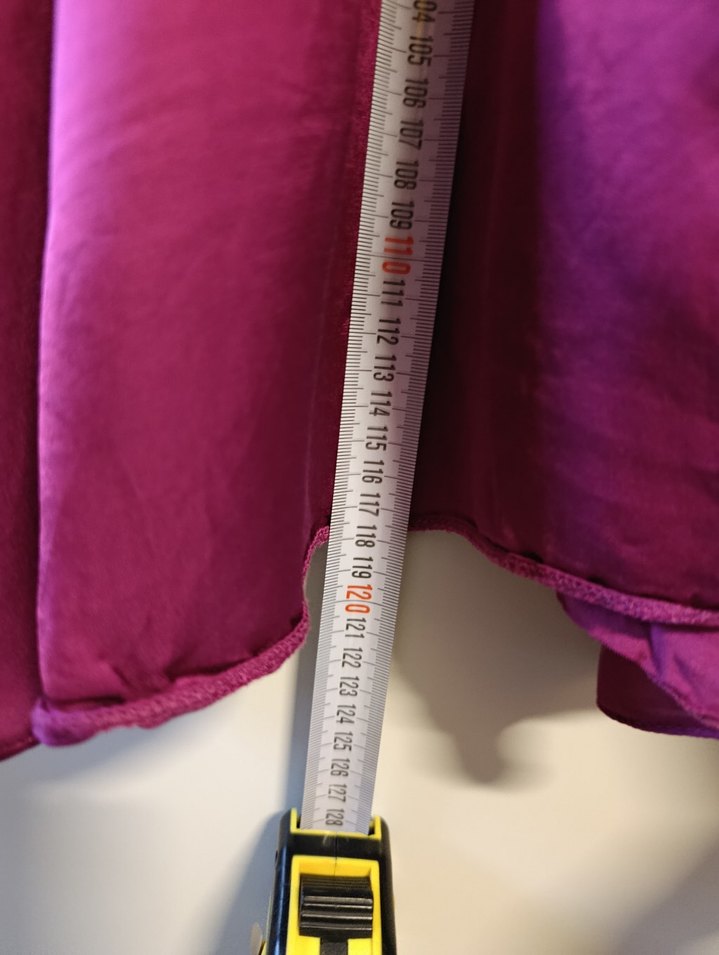 Mor Kuşaklı Uzun Kollu Kadın Elbise - Görsel 5