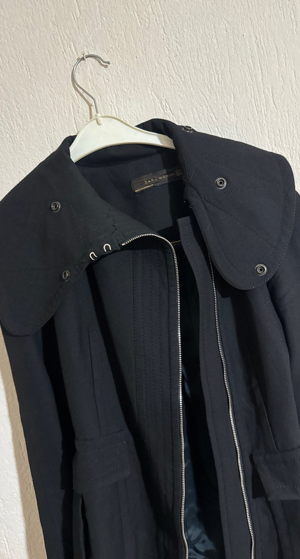 Siyah Midi Boy kaban - Görsel 4