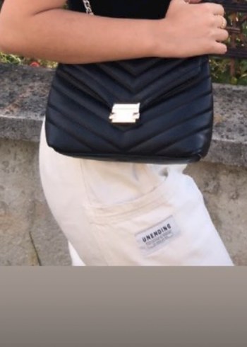 Bershka Bej Renk Midi Kot Kadın Pantolon