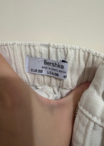 38 Beden ten rengi Renk Bej Renk Midi Kot Kadın Pantolon