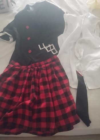 junko enoshima cosplay + peruk