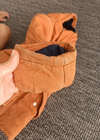 LC Waikiki Turuncu Kapüşonlu Erkek Çocuk Mont
