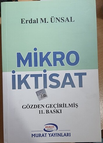 Mikro İktisat Erdal M. Ünsal