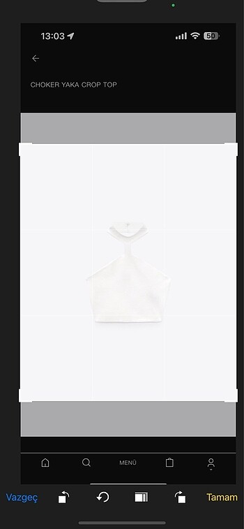Zara crop