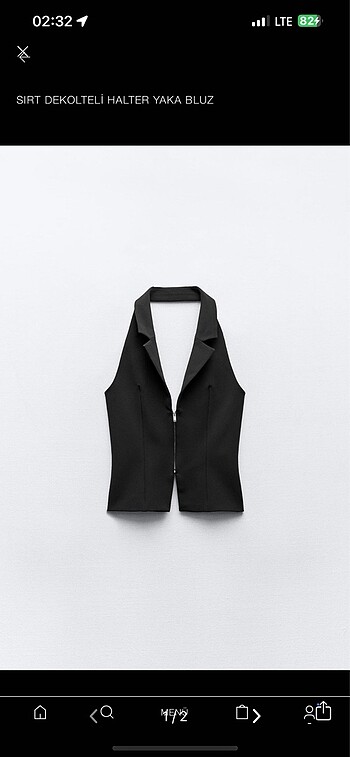 Zara blazer yelek