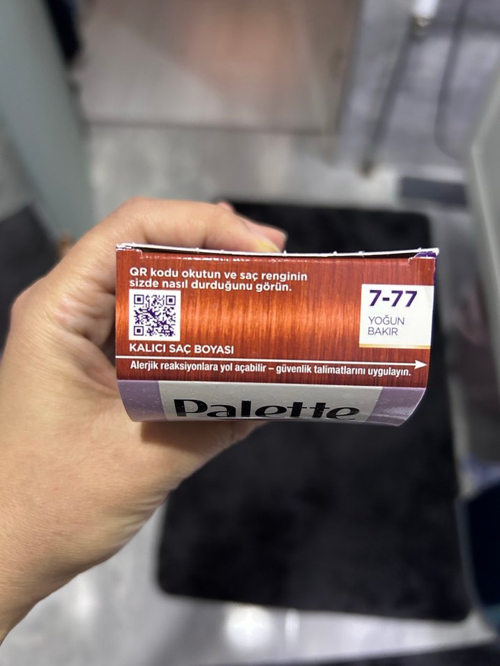 Palette Saç Boyası 7-77 Yoğun Bakır - Görsel 2