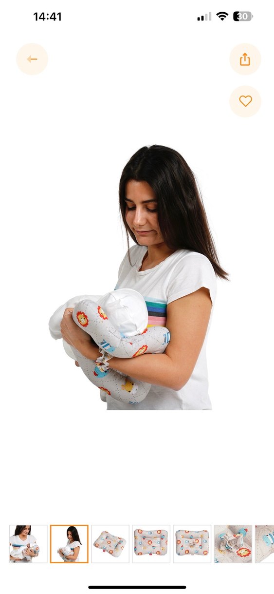 Bebek Emzirme ve Hamilelik Destek Yastığı - Görsel 3