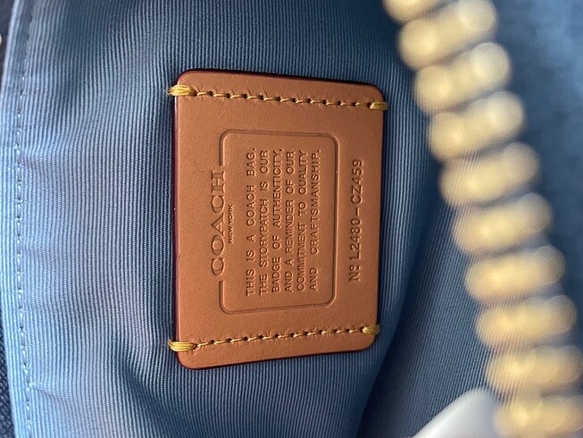 Coach çanta orijinal hiç kullanılmadı yepyeni - Görsel 6