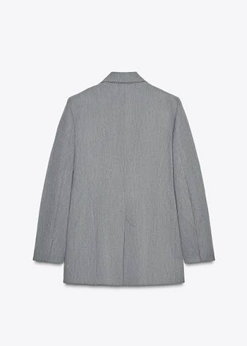 Zara Gri Kadın Blazer Ceket - Görsel 2