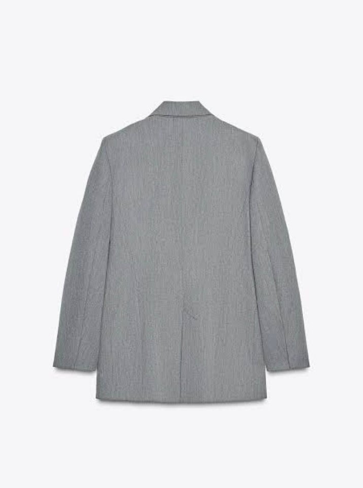 Zara Gri Kadın Blazer Ceket - Görsel 2