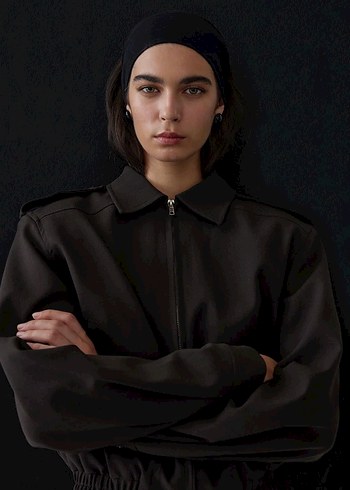 Kadın Kahverengi Ceket Suud Collection - Görsel 5