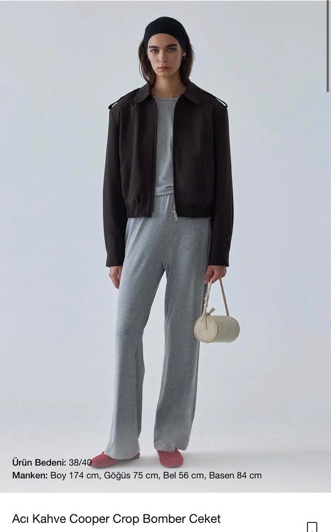 Kadın Kahverengi Ceket Suud Collection - Görsel 3