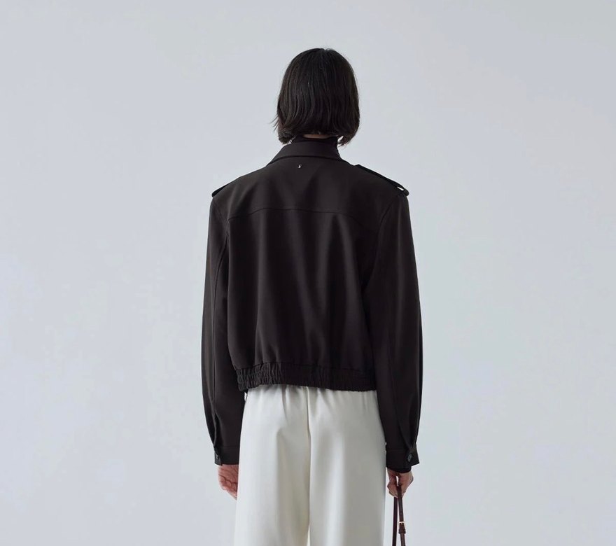 Kadın Kahverengi Ceket Suud Collection - Görsel 4