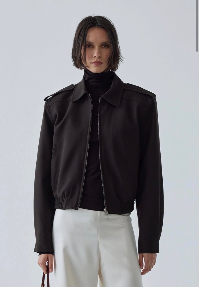 Kadın Kahverengi Ceket Suud Collection - Görsel 2