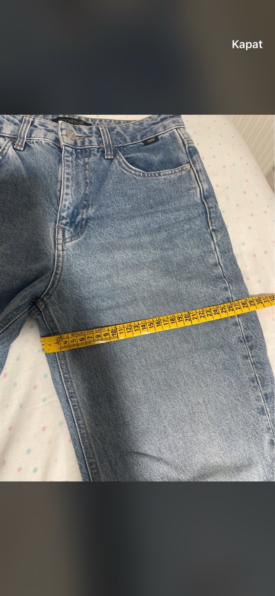 mavi wide leg victoria jean - Görsel 4