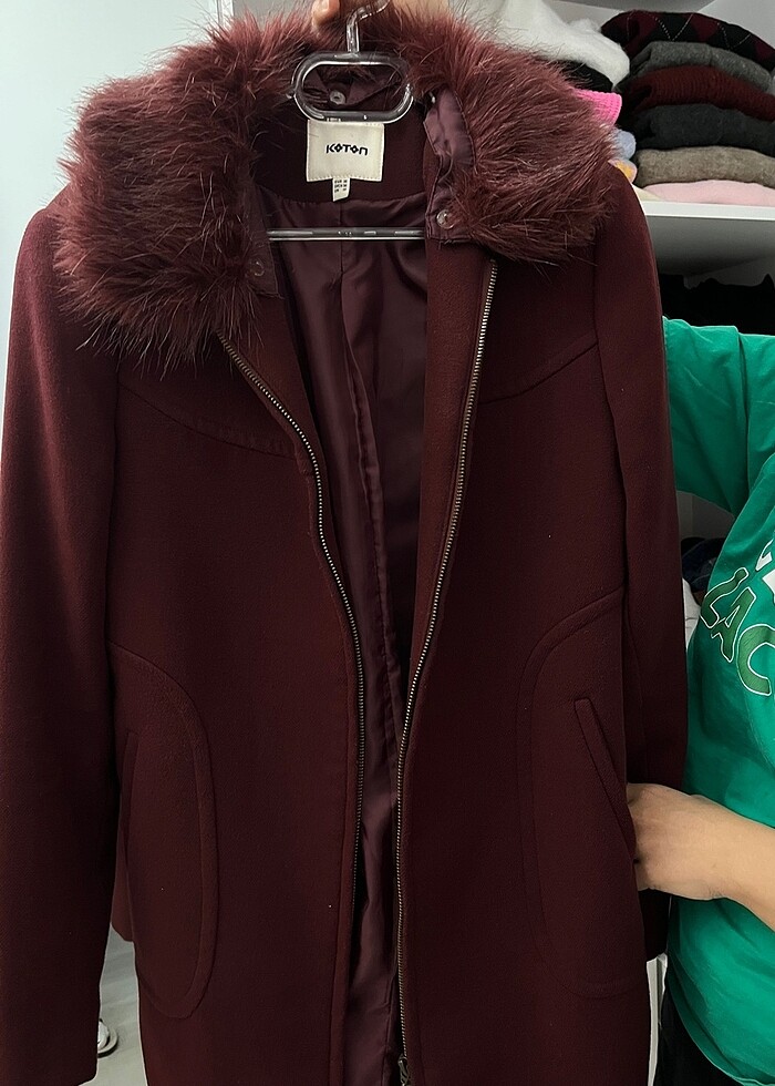 KOTON YAKASI KÜRKLÜ - Görsel 3